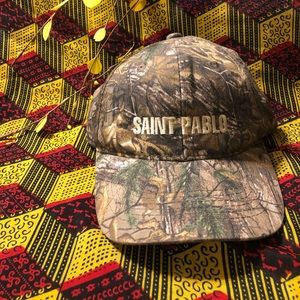 Kanye West Saint Pablo Tour camouflage hat